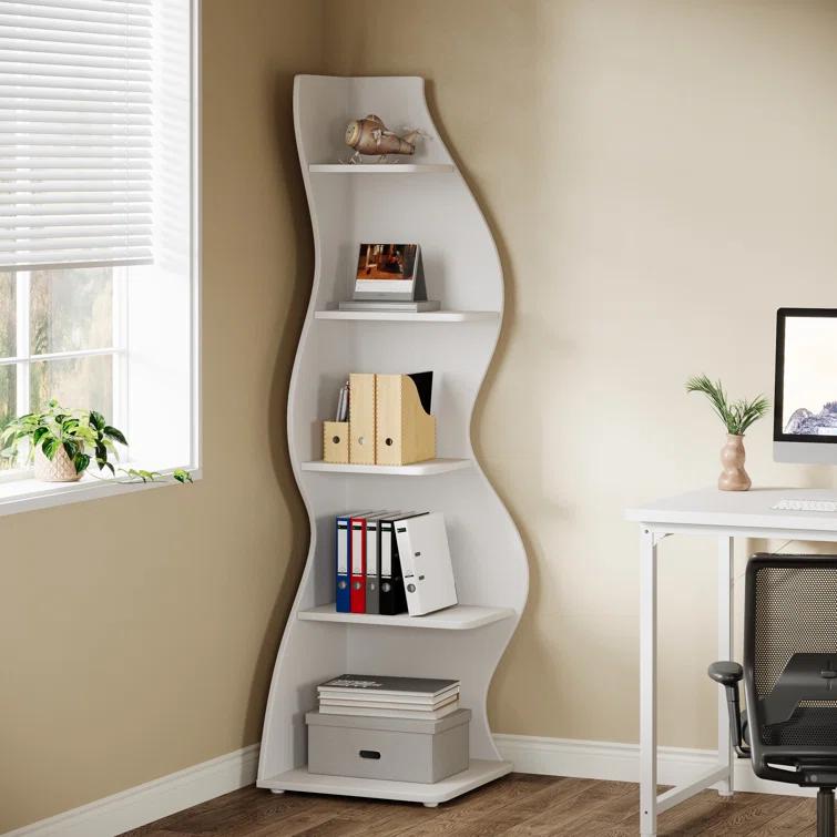Millwood Pines Arhab Corner Bookcase