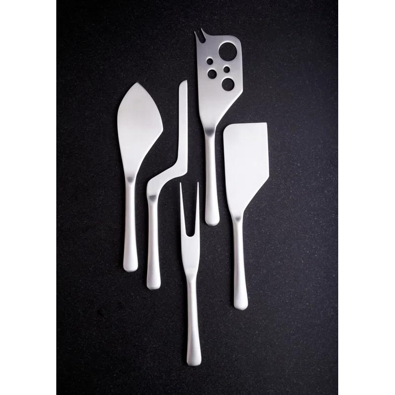 Barcelona 5 Piece Stainless Steel Cheese Serving Set