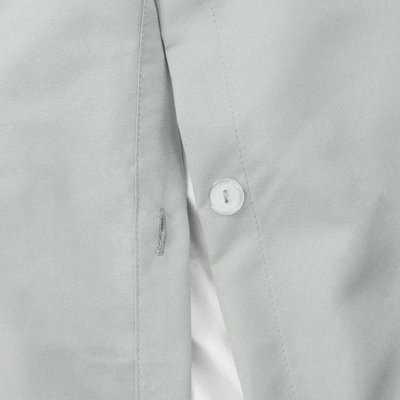 Nestl Double Brushed Pleated Duvet Cover Set