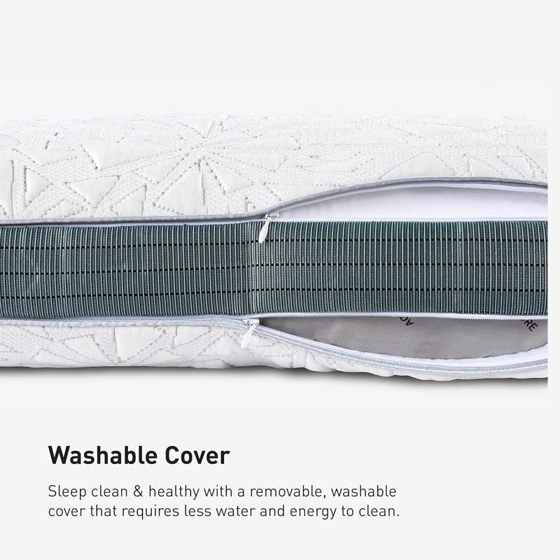 Bedgear Bedgear Storm Cuddle Curve Performance Cooling Pillow for Side Sleepers- Medium Firmness