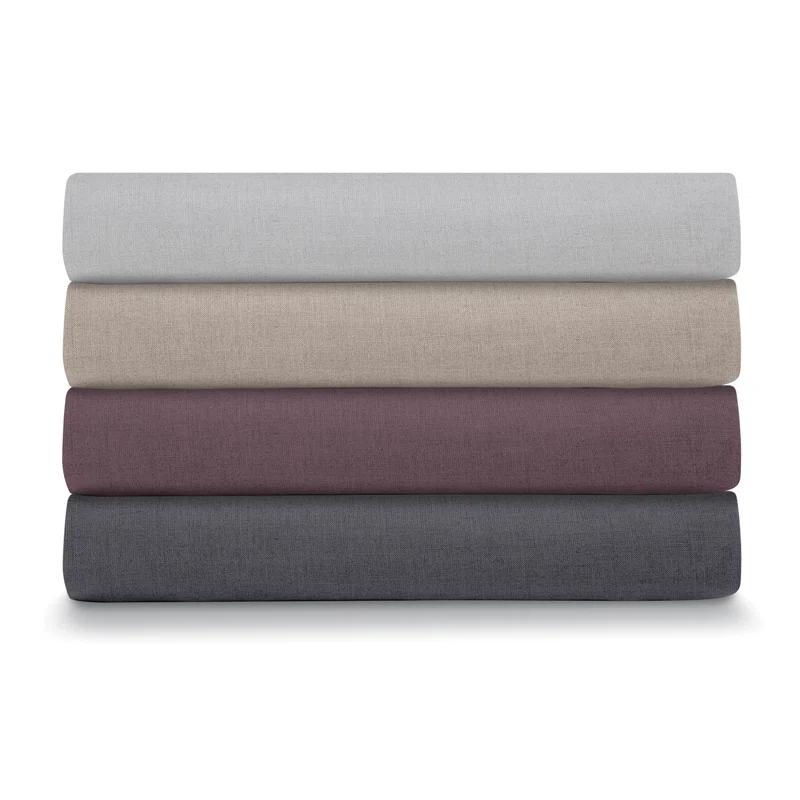 Ella Jayne Home French Linen Cotton 3-Piece Duvet Cover Set