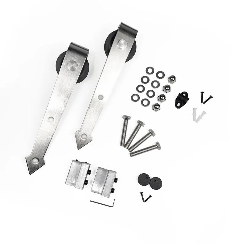 Homacer Brushed Nickel Arrow Roller Set