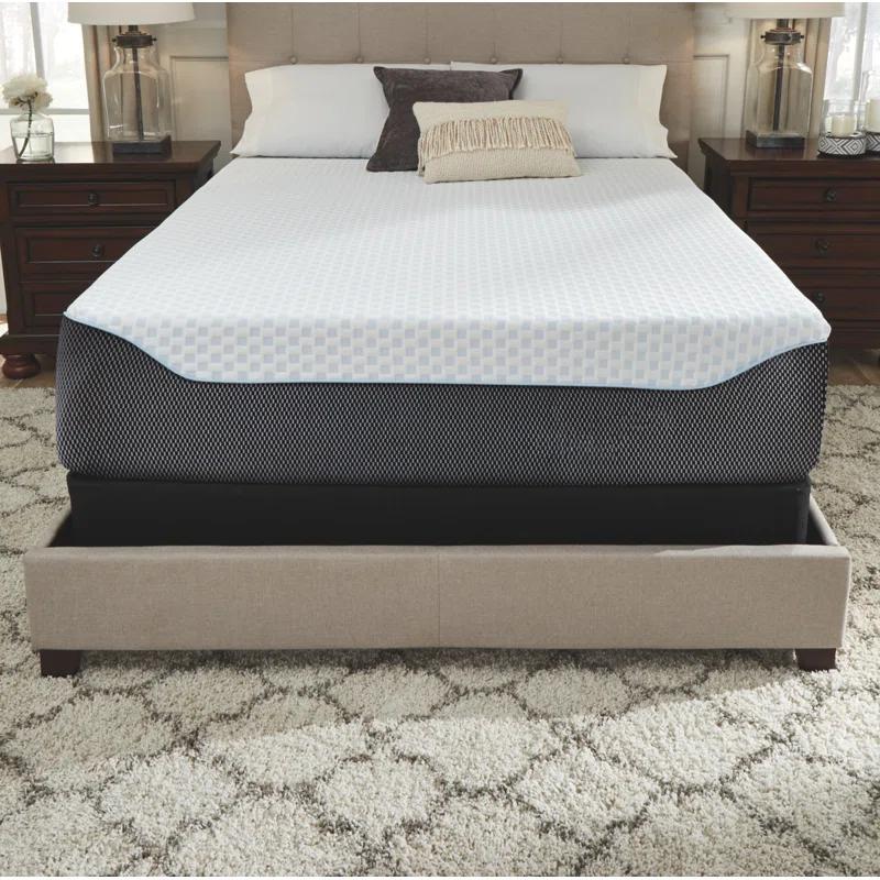 Signature Design by Ashley Signature Design by Ashley Chime Ultra Plush Charcoal Infused Memory Foam Mattress