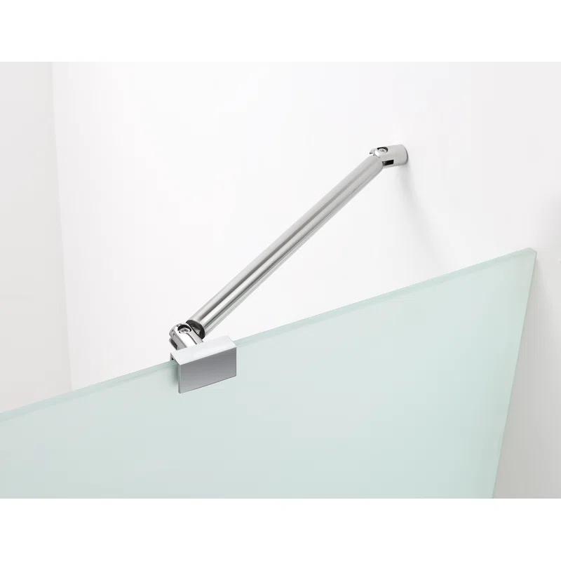 Belmore 48 x 72 Hinged Frameless Shower Door