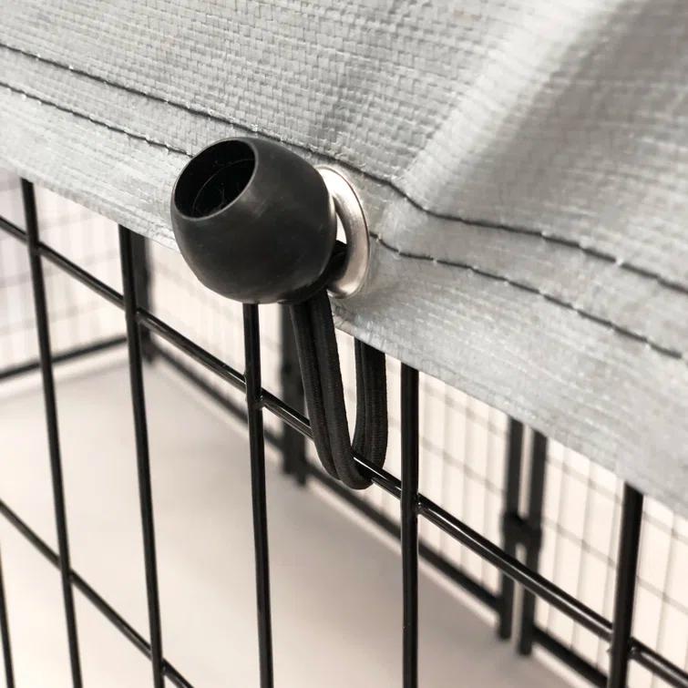 Kennels Direct Metal Kennel Kit with Cover