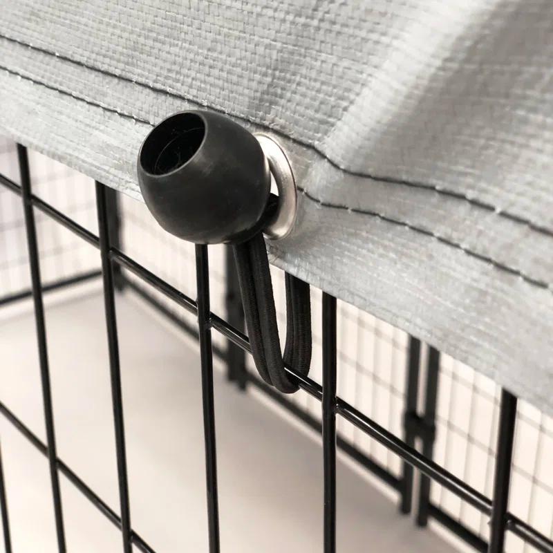 Kennels Direct Metal Kennel Kit with Cover