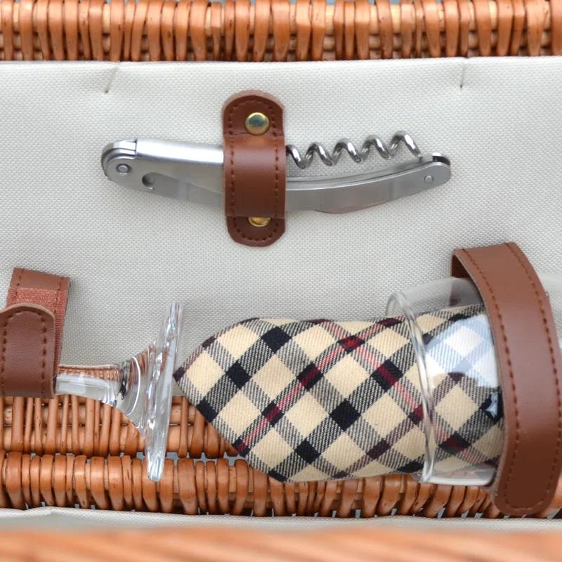 Picnic at Ascot Yorkshire Wicker Picnic Basket