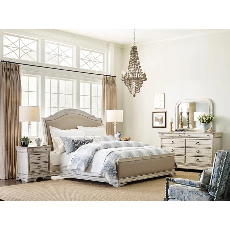 One Allium Way® Shaylene Upholstered Scalloped Bed