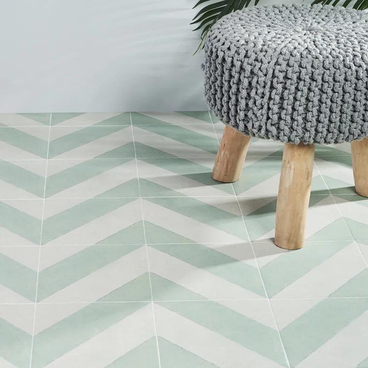 Ava Diagonal 9" x 9" Porcelain Tile (10.76 sq. ft./ Case)