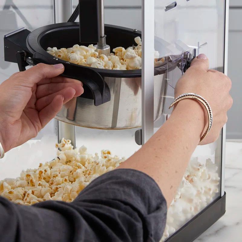 West Bend West Bend Theater Crazy 4 Qt. Popcorn Machine, In Black