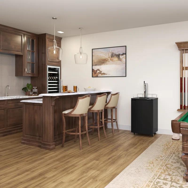 EdgeStar EdgeStar 4.9 Cubic Feet Single Tap Freestanding Kegerator with Adjustable Temperature