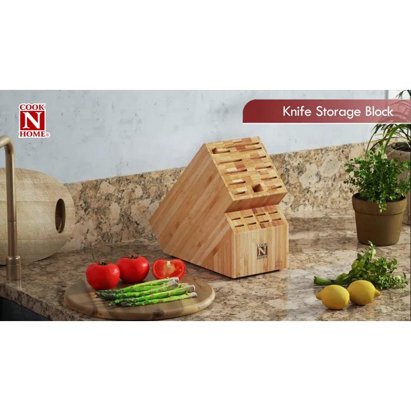 Cook N Home Cook N Home Knife Storage Block Without Knives