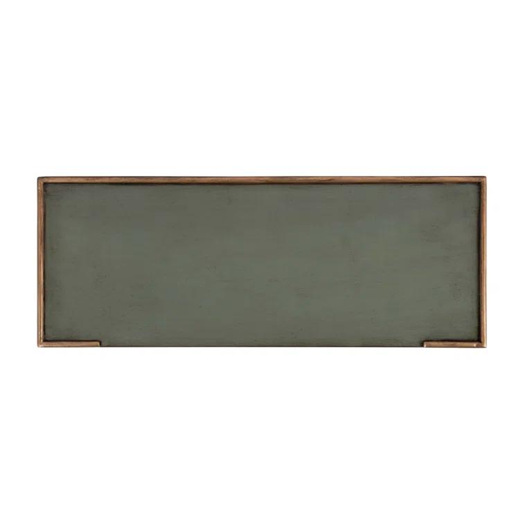 Aubrey Royal Pastel Green Wood Console Table with Storage