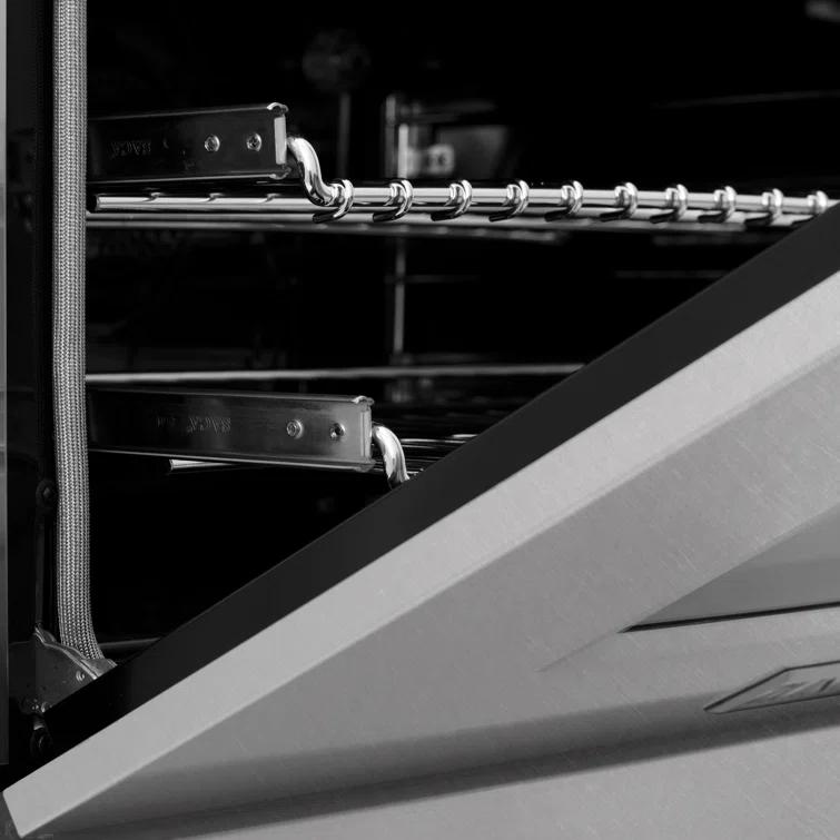 ZLINE ZLINE 36 in. Legacy Dual Fuel Range in Satin Stainless Steel w/ Door RAS-SN-36