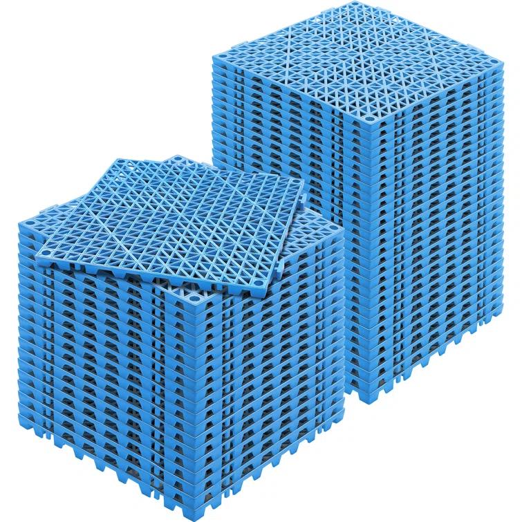 VEVOR VEVOR 12" X 12" Drainage Mats In Different Colors VEVOR 12 W x 12 L Outdoor Deck Tiles (Set of 50)