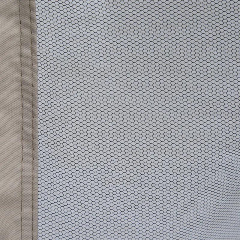 HLILish 9.6' X 9.6' Patio Gazebo, Outdoor Canopy Shelter With 2-Tier Roof And Netting, Steel Frame For Garden, Lawn, Backyard, And Deck