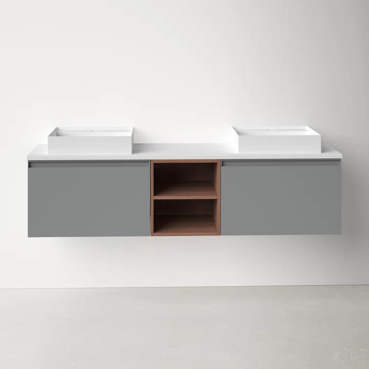 Shelley 72'' Double Bathroom Vanity