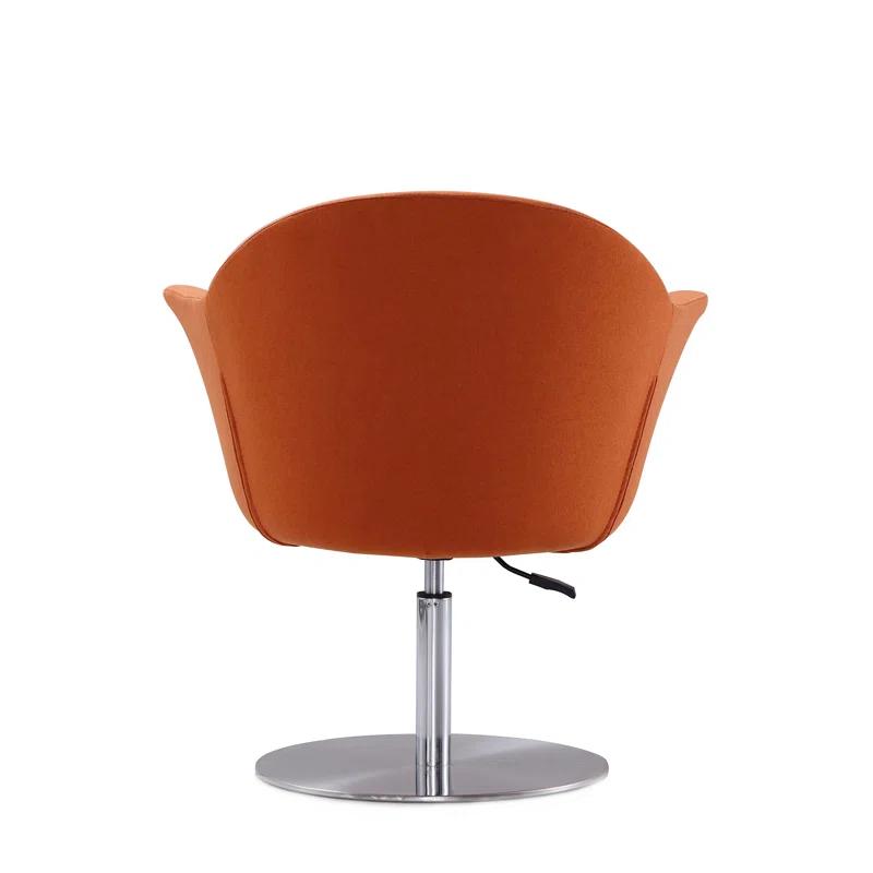 Orren Ellis Hillian Upholstered Swivel Armchair (Set of 2)