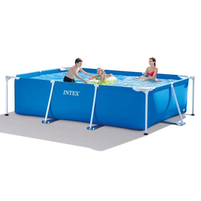 Intex New Intex Rectangular Frame Above Ground Swimming Pool
