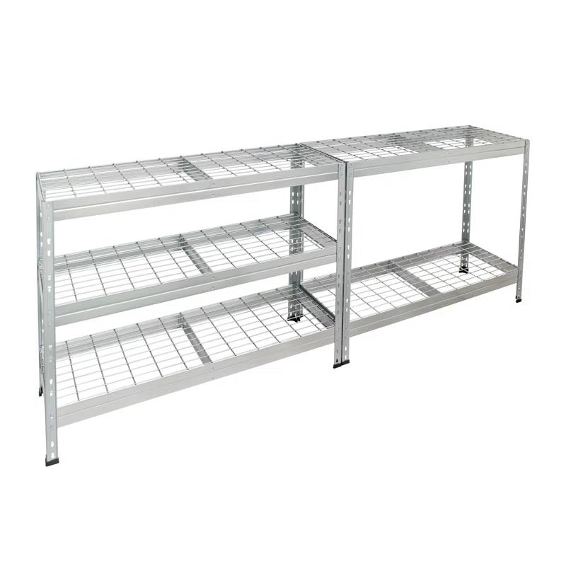 AR SHELVING Ar Shelving 5-Tier Galvanized Steel Garage Storage Shelving Unit in Silver with Wire Racks (35.4 in. W x 71 in. H x 18 in. D) NSF Certified