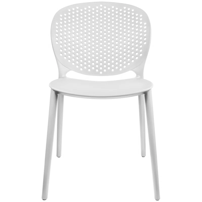 2xHome Set Of 2 Modern Plastic Pool Side Armless Dining Chair & Reviews | Wayfair