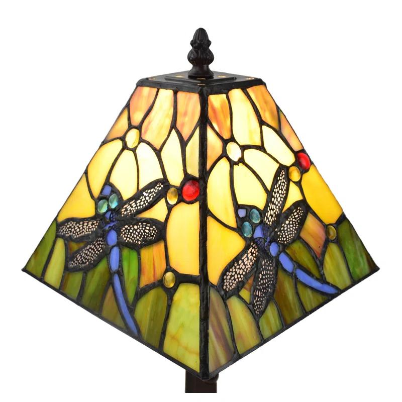 Amora Lighting Tiffany Metal Table Lamp