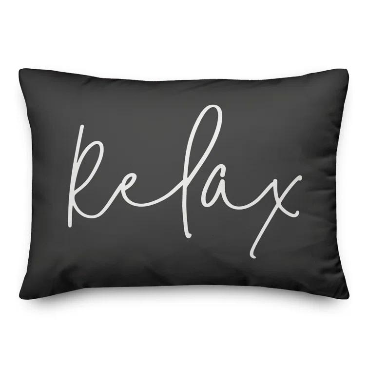Designs Direct Creative Group Textual Indoor/Outdoor Throw Pillow