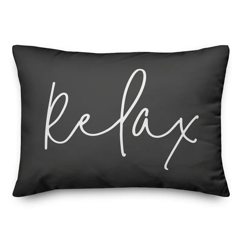 Designs Direct Creative Group Textual Indoor/Outdoor Throw Pillow