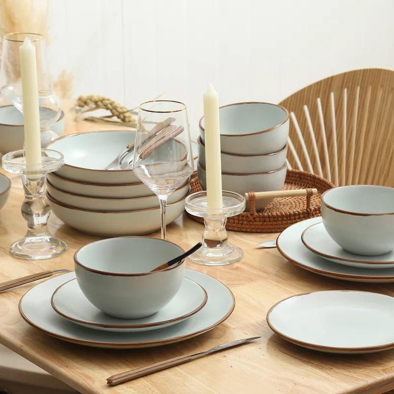 Stone Lain Brasa 32-Piece Dinnerware Set Stoneware