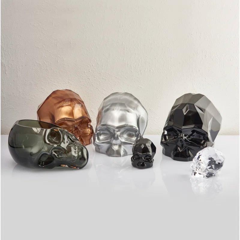 Nude Memento Mori Faceted Skull | Wayfair