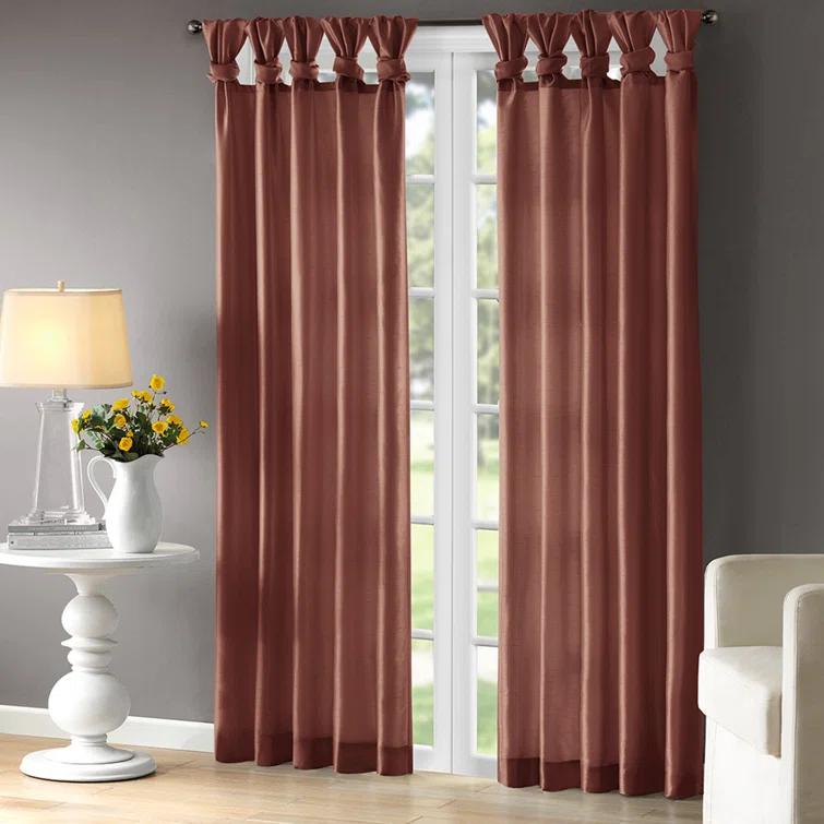 Madison Park Rivau Light-Filtering Single Curtain Panel