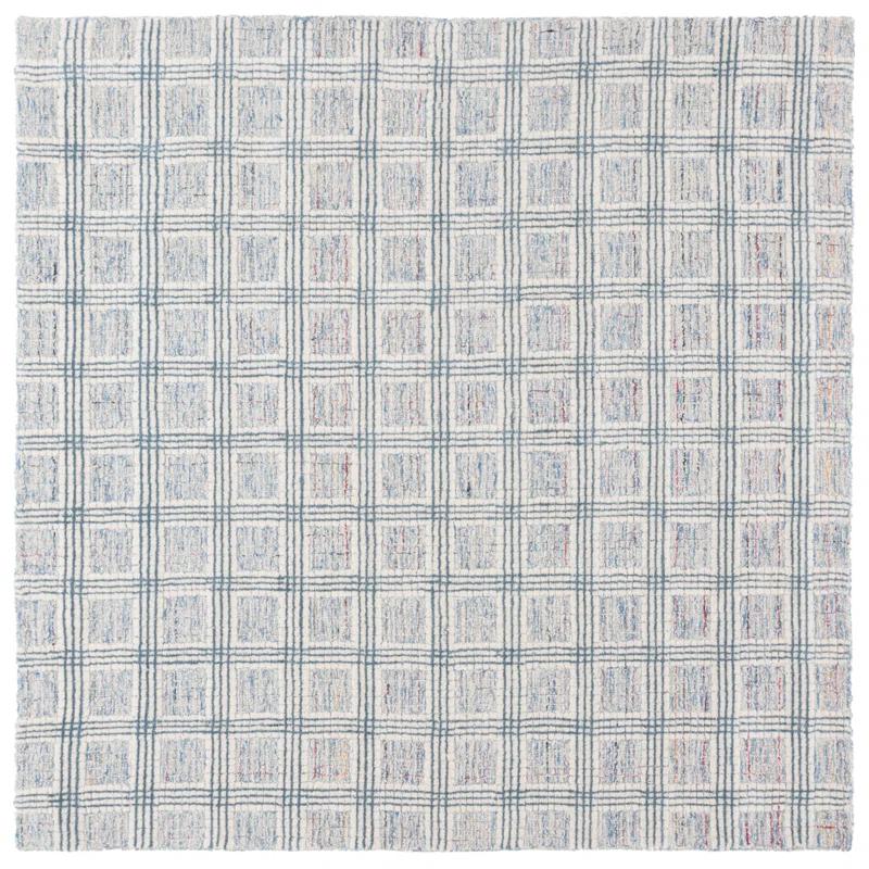 Safavieh Ebony Hand Tufted Wool Pile Plaid Rug