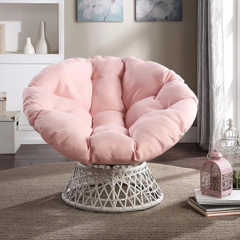 Bayou Breeze Papasan Chair with 360-Degree Swivel