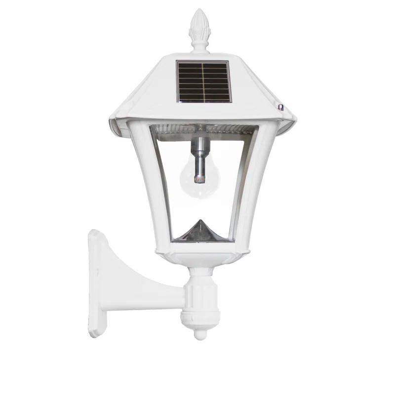 Baytown Ii Bulb Solar Light - Warm White LEDs- Wall/pier/ 3 Inch Fitter Mounts