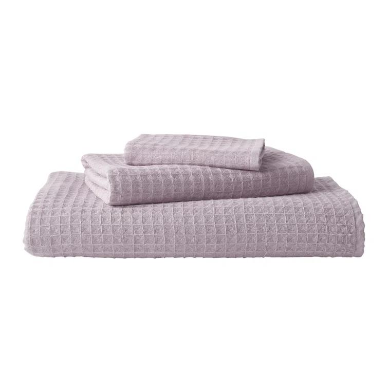 Waffle Twist 100% Cotton Bath Towel