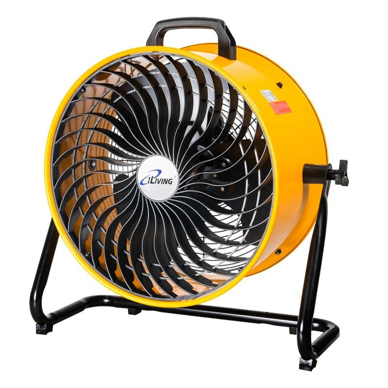 iLIVING iLIVING ILG8TF18-DC 18 in. Low Noise Turbo Fan 4100 CFM 3-Speed Portable Air Circulator for Shop, Office, Greenhouse, Home and Warehouse