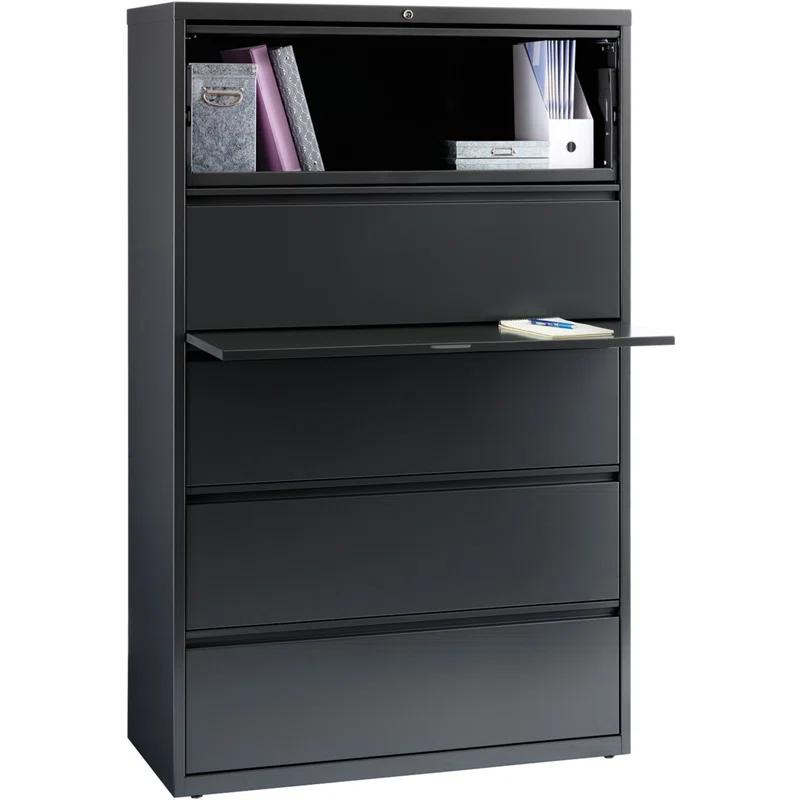 Inbox Zero Pabel 36'' Wide 5 -Drawer Steel File Cabinet