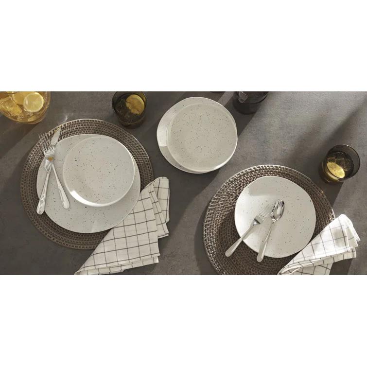 Oneida Terrazzo Melamine 12 Piece Dinnerware Set