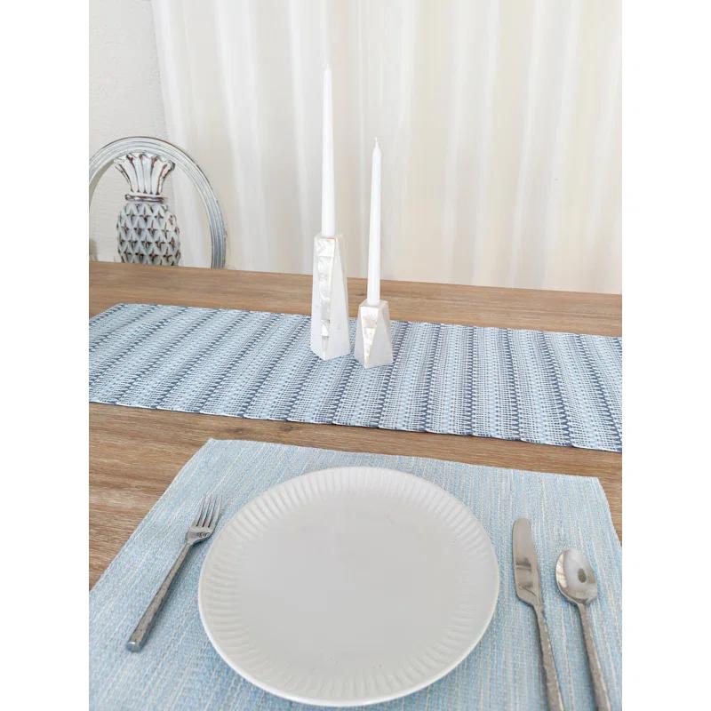 Anaya Acrylic Striped Rectangle Placemat