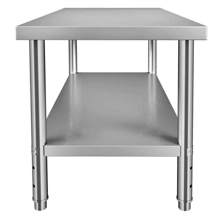 Prep & Savour Demnan Metal Top Workbench