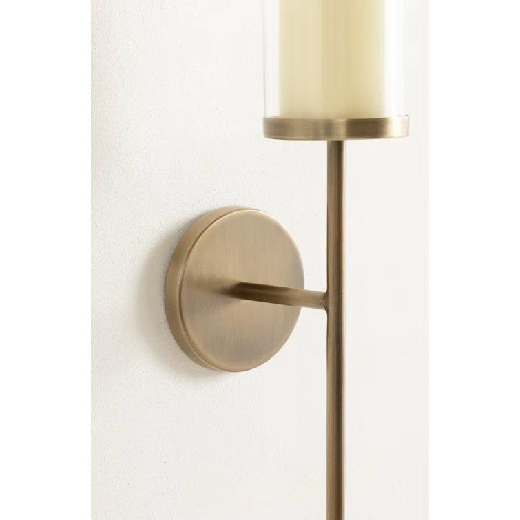 Kate and Laurel Blaise 14.0" Metal Wall Sconce