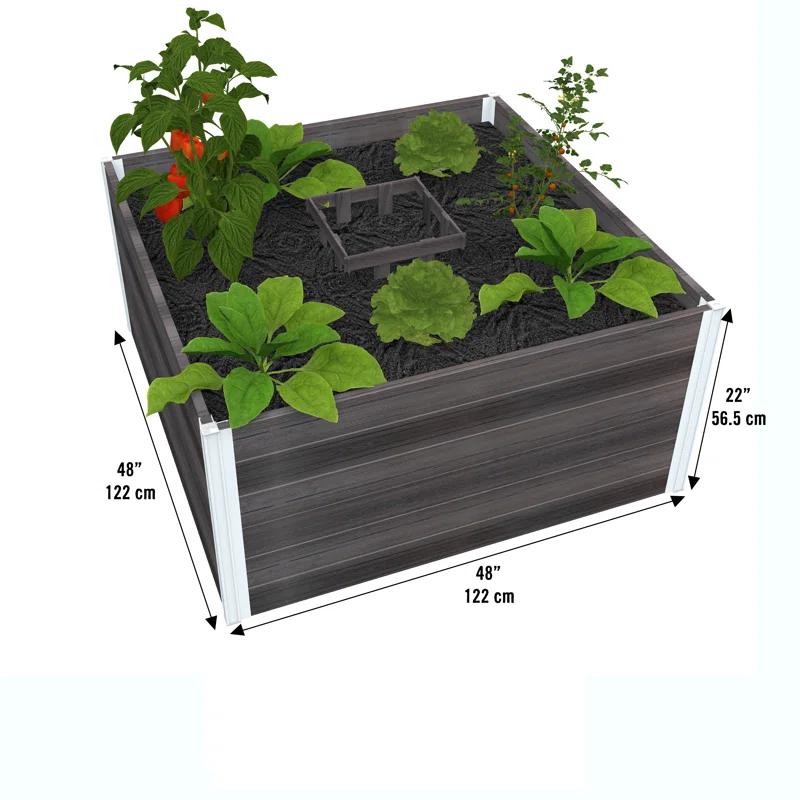 Vita Urbana Keyhole Composting Raised Garden Bed
