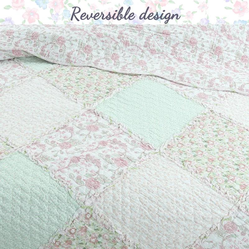 Cozy Line Home Fashion Cotton Patchwork Quilt Set