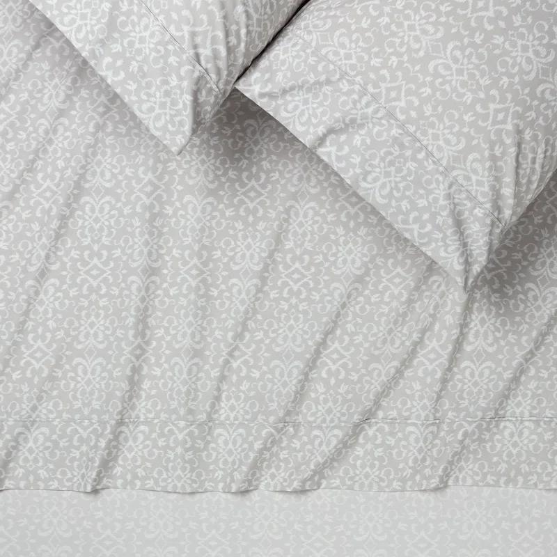 Chanasya Ultra Soft Floral Microfiber Percale Sheet Set