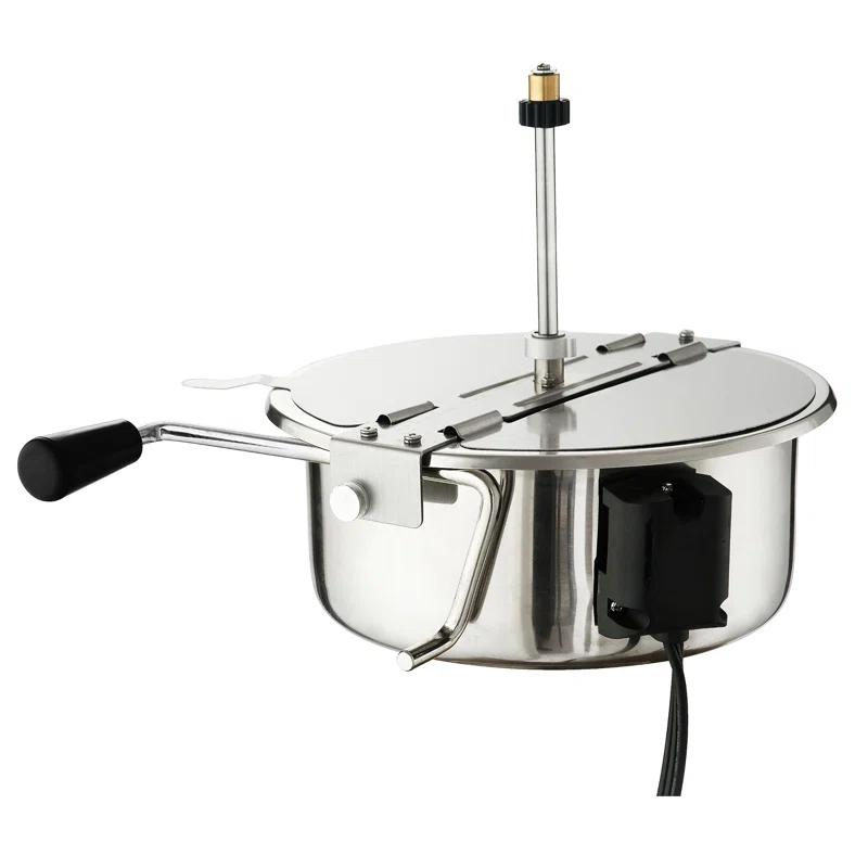Great Northern Popcorn Lincoln Popcorn Machine with Cart - 8oz Popper with Stainless-Steel Kettle by Great Northern Popcorn