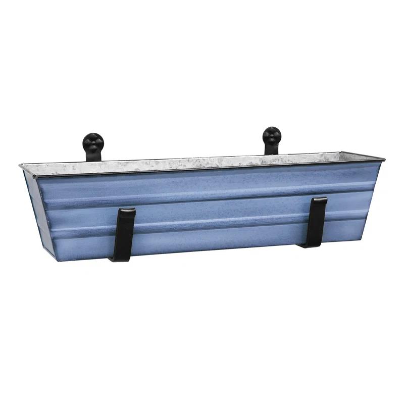 Winston Porter Dynamism Metal Window Box Planter