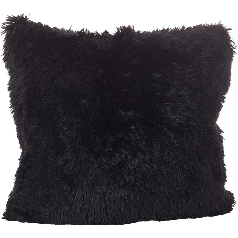 Juneau Faux Fur Throw Pillow