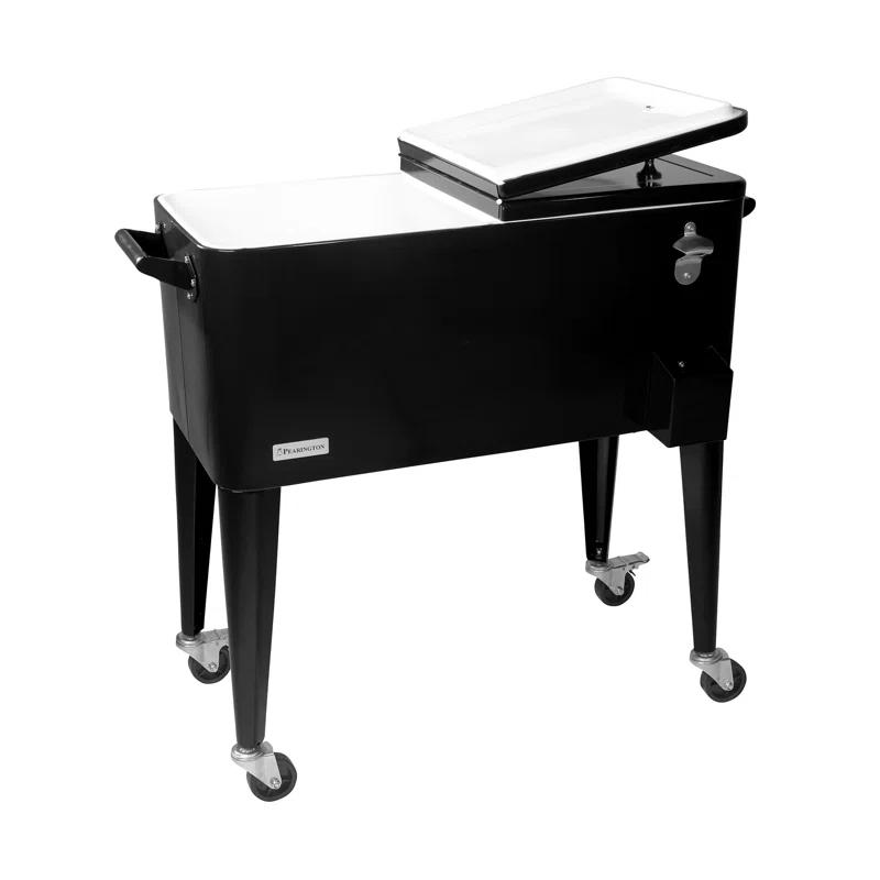 Permasteel 80-Qt Classic Outdoor Patio Cooler On Wheels