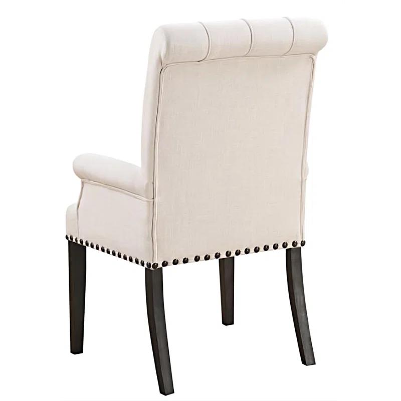 Coaster Furniture 19.5'' H Tufted Linen Upholstered Armchair