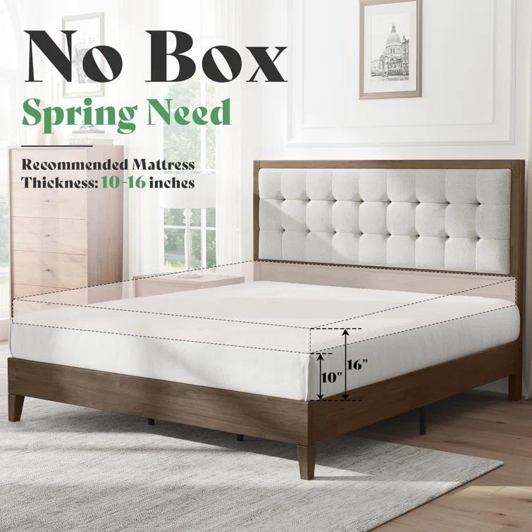 Wade Logan® Behka Upholstered Platform Bed